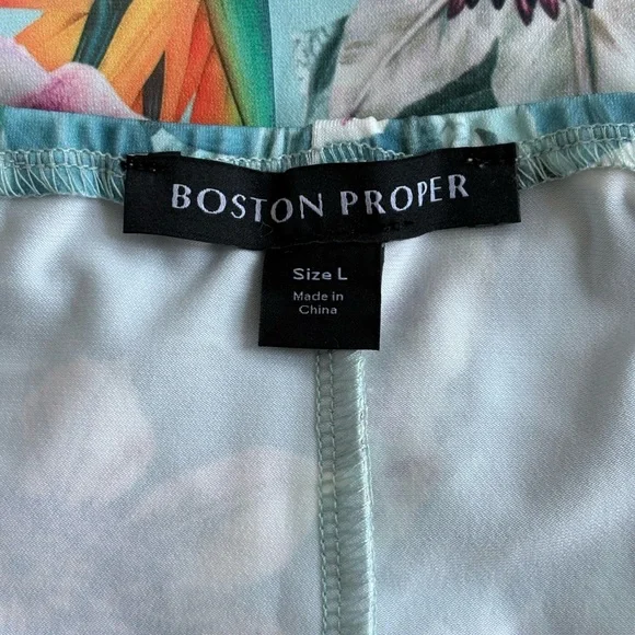 Boston Proper Floral Maxi Dress - Sky Blue - Picture 5 of 5